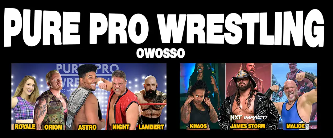 “Cowboy” James Storm Joins Pure Pro Wrestling in Owosso on Saturday, September 16 at 7:00 PM!
