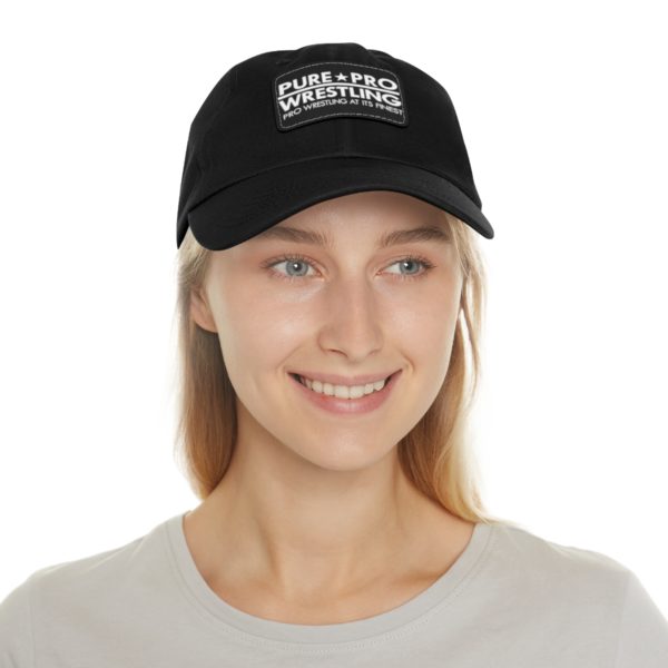 PPW - Dad Hat with Leather Patch (Rectangle) - Image 4