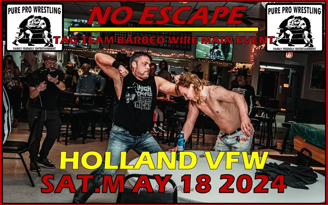 Live Event: No Escape – Holland, MI – 5-18-24